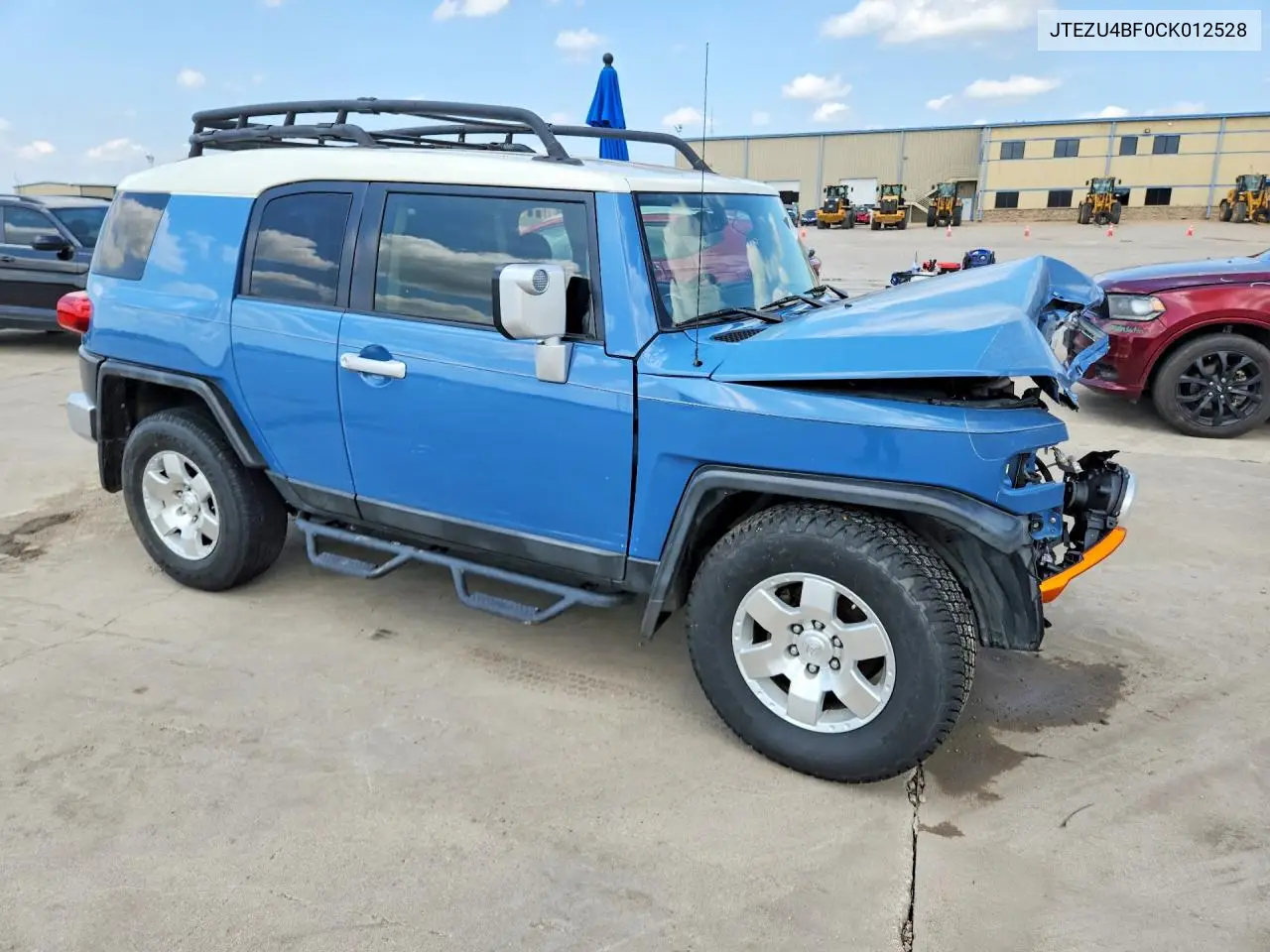 2012 Toyota Fj Cruiser Base VIN: JTEZU4BF0CK012528 Lot: 54763826