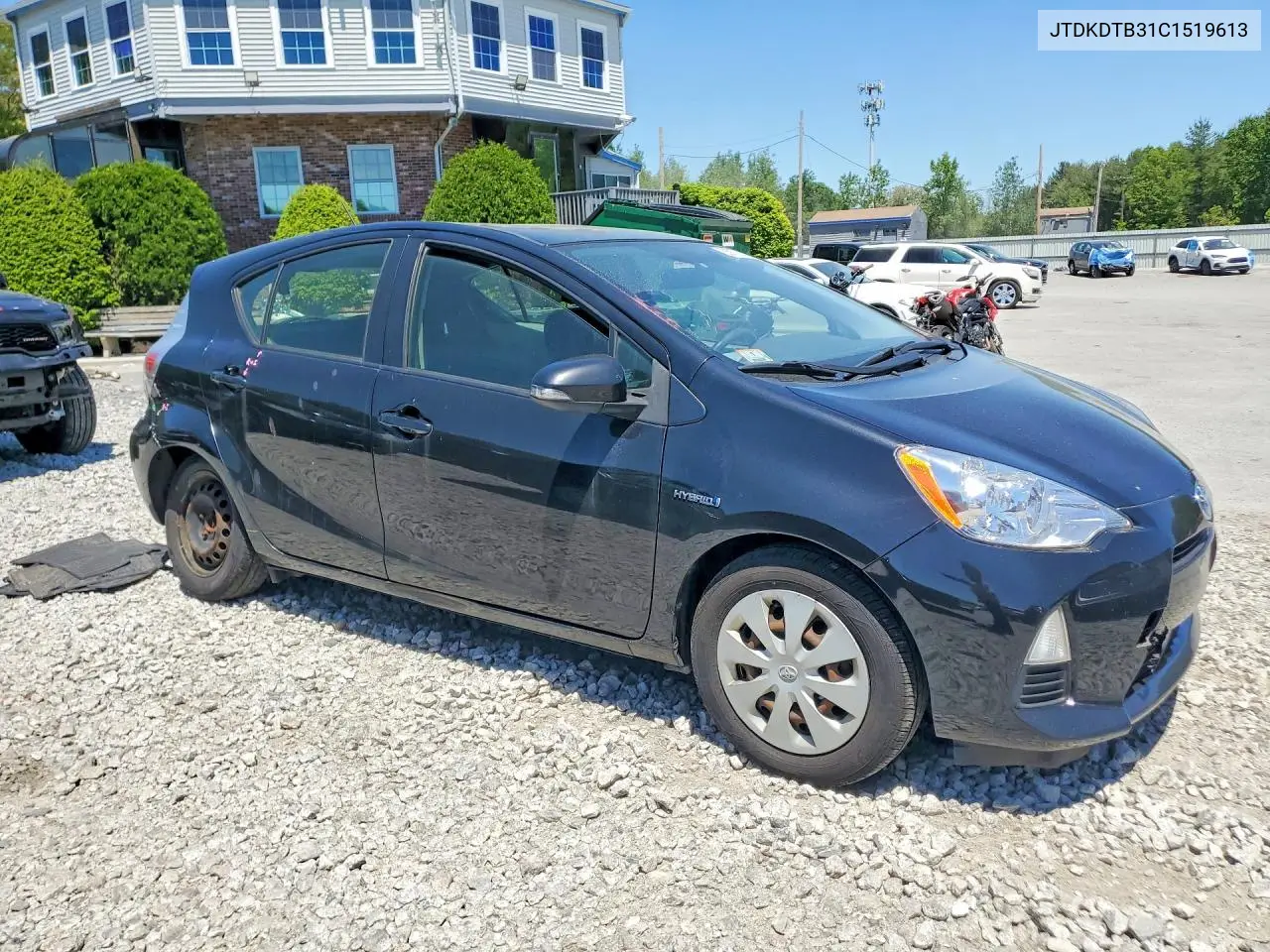 2012 Toyota Prius C Two VIN: JTDKDTB31C1519613 Lot: 55778516