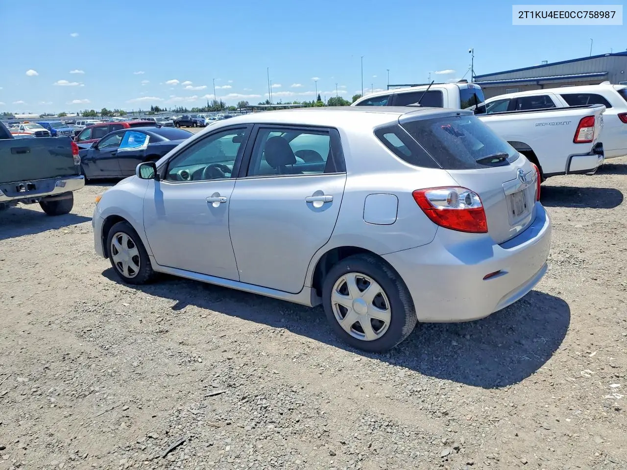 2012 Toyota Matrix L VIN: 2T1KU4EE0CC758987 Lot: 56223266