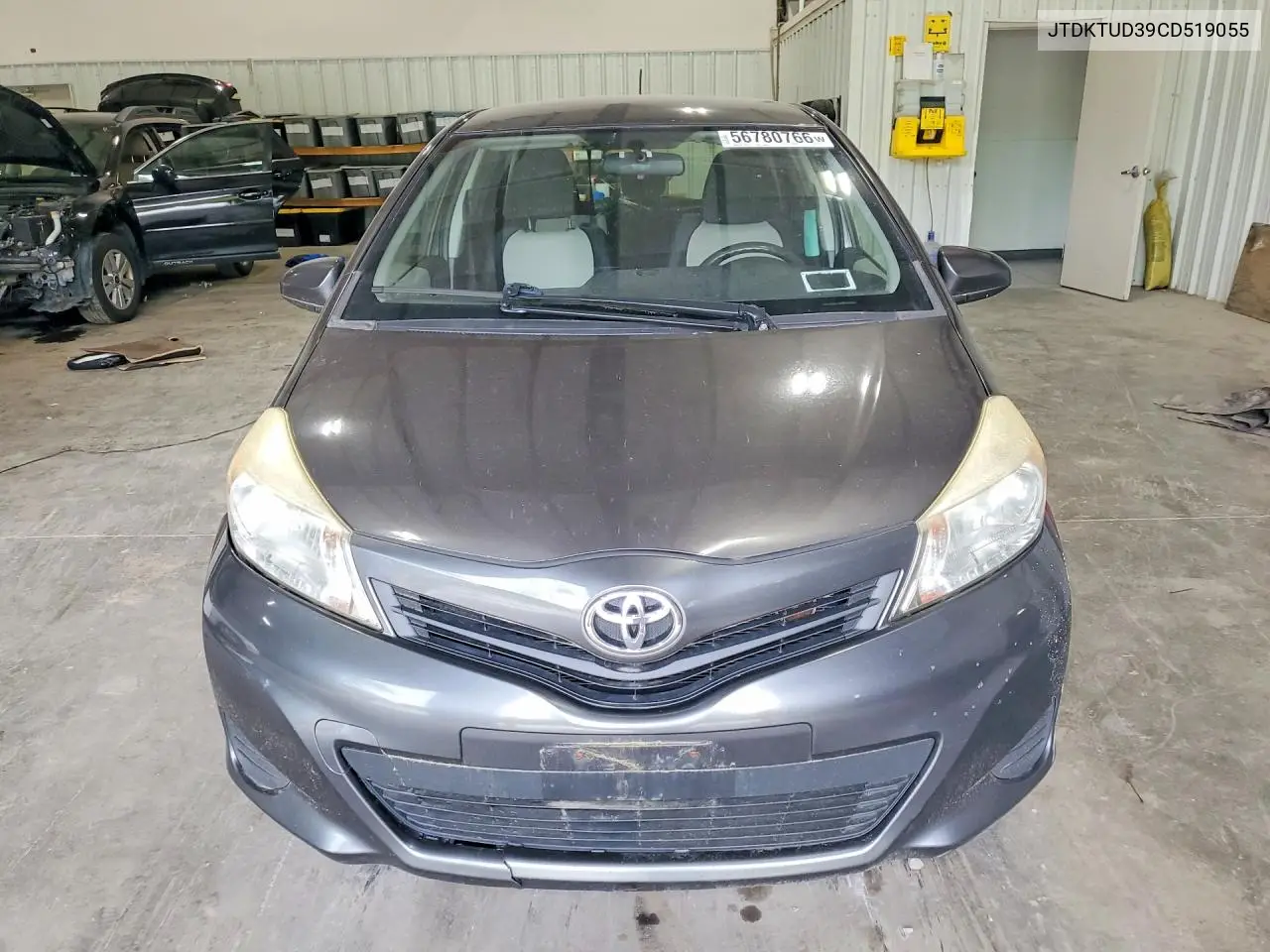 2012 Toyota Yaris 5-Door L VIN: JTDKTUD39CD519055 Lot: 56780766