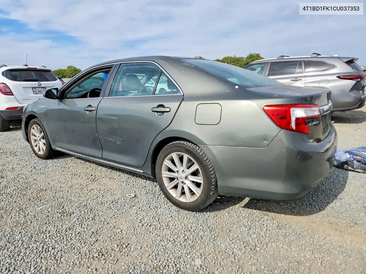 2012 Toyota Camry Hybrid Xle VIN: 4T1BD1FK1CU037353 Lot: 56959716