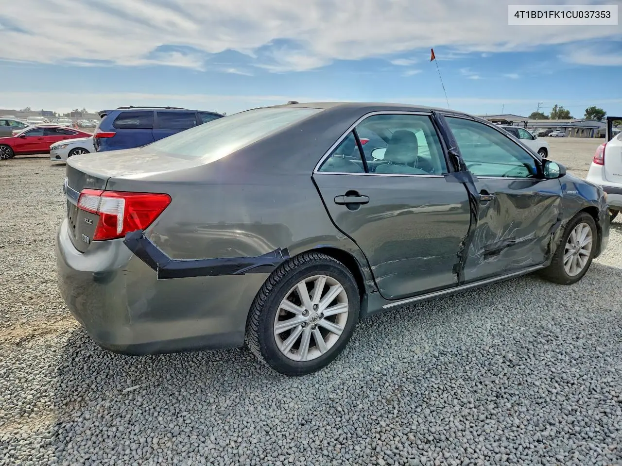 2012 Toyota Camry Hybrid Xle VIN: 4T1BD1FK1CU037353 Lot: 56959716