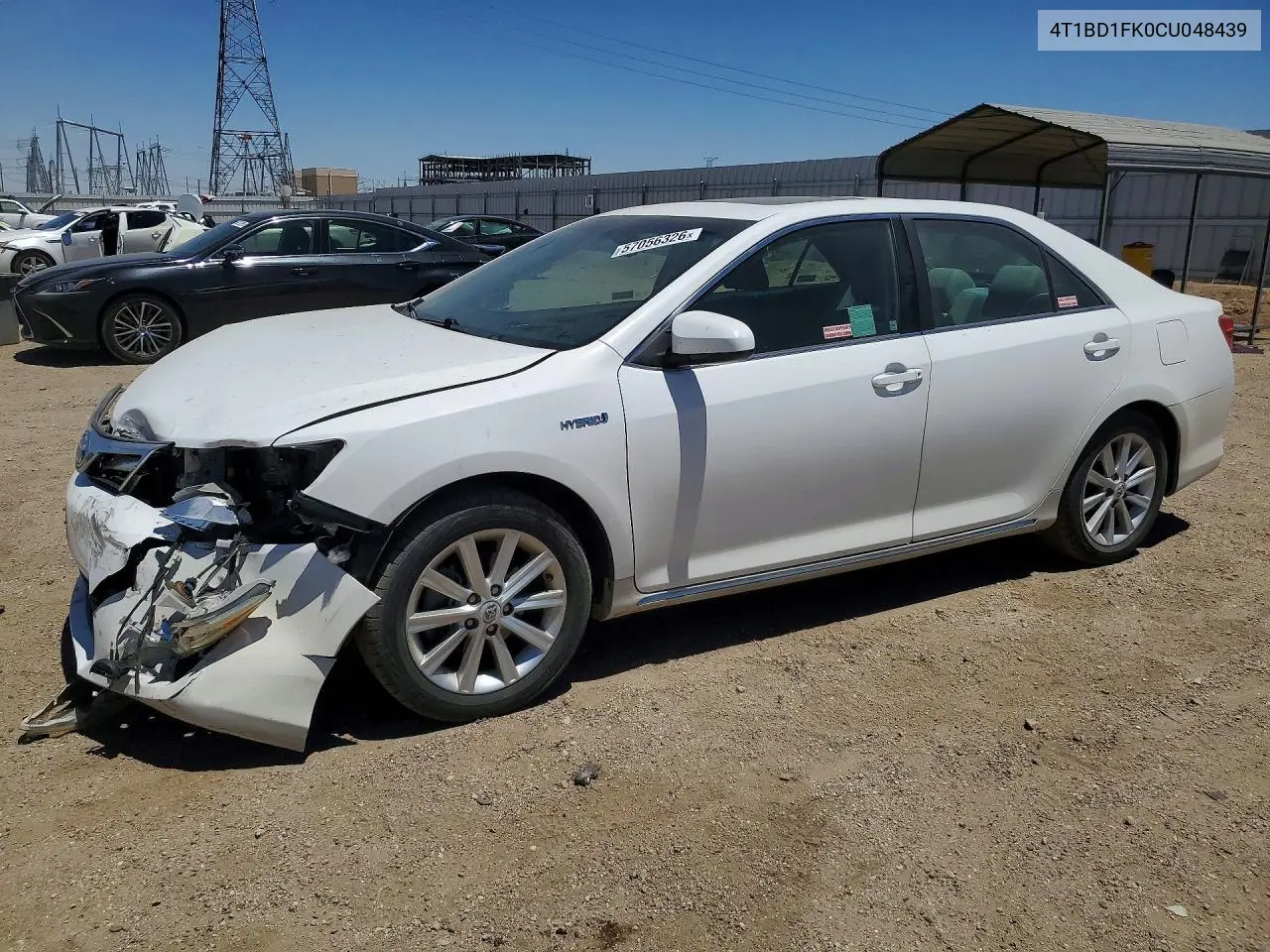 2012 Toyota Camry Hybrid Xle VIN: 4T1BD1FK0CU048439 Lot: 57056326