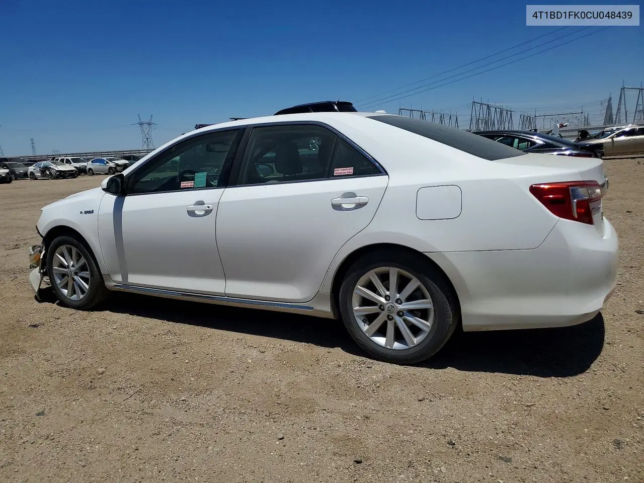 2012 Toyota Camry Hybrid Xle VIN: 4T1BD1FK0CU048439 Lot: 57056326