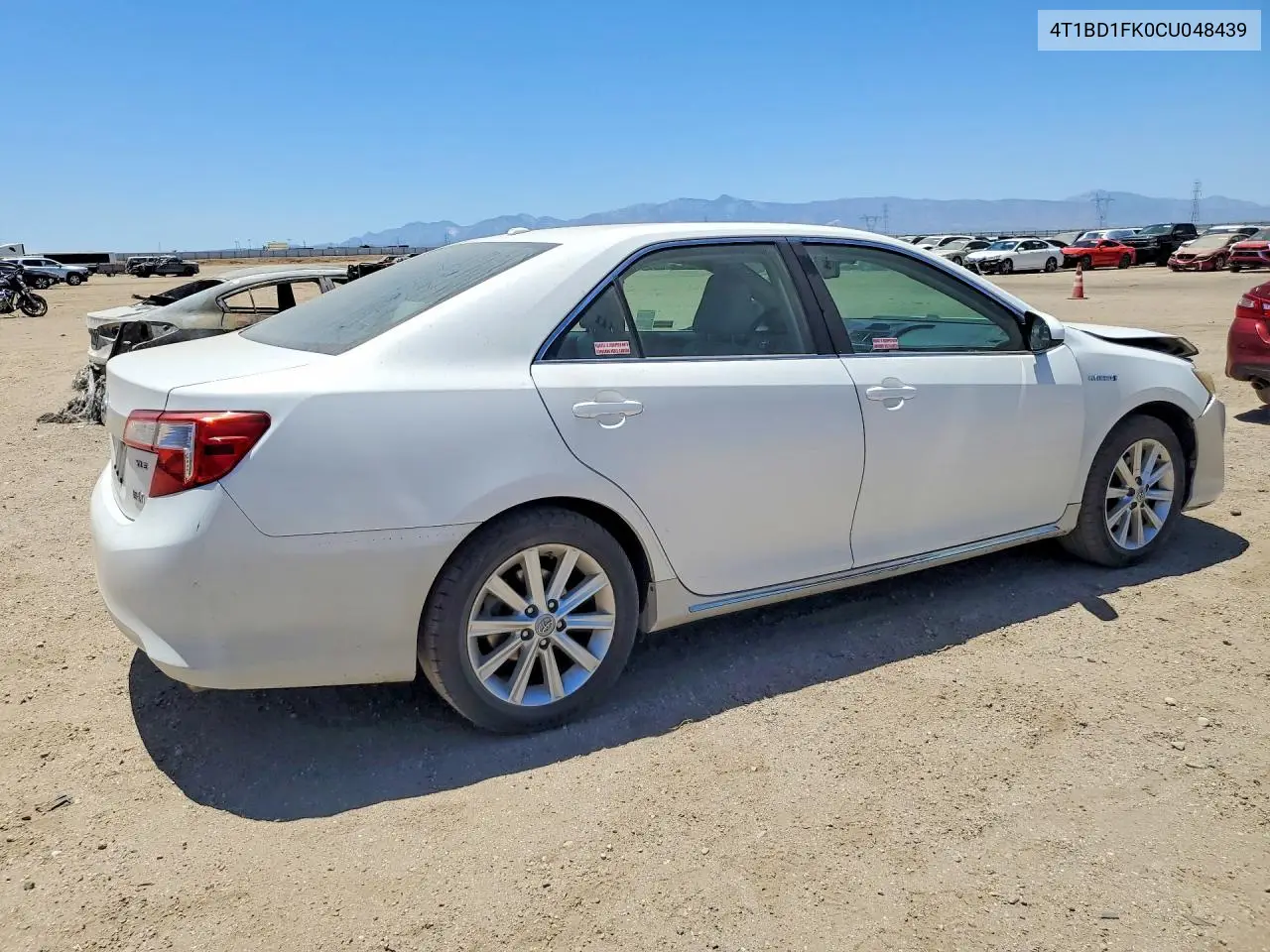 2012 Toyota Camry Hybrid Xle VIN: 4T1BD1FK0CU048439 Lot: 57056326