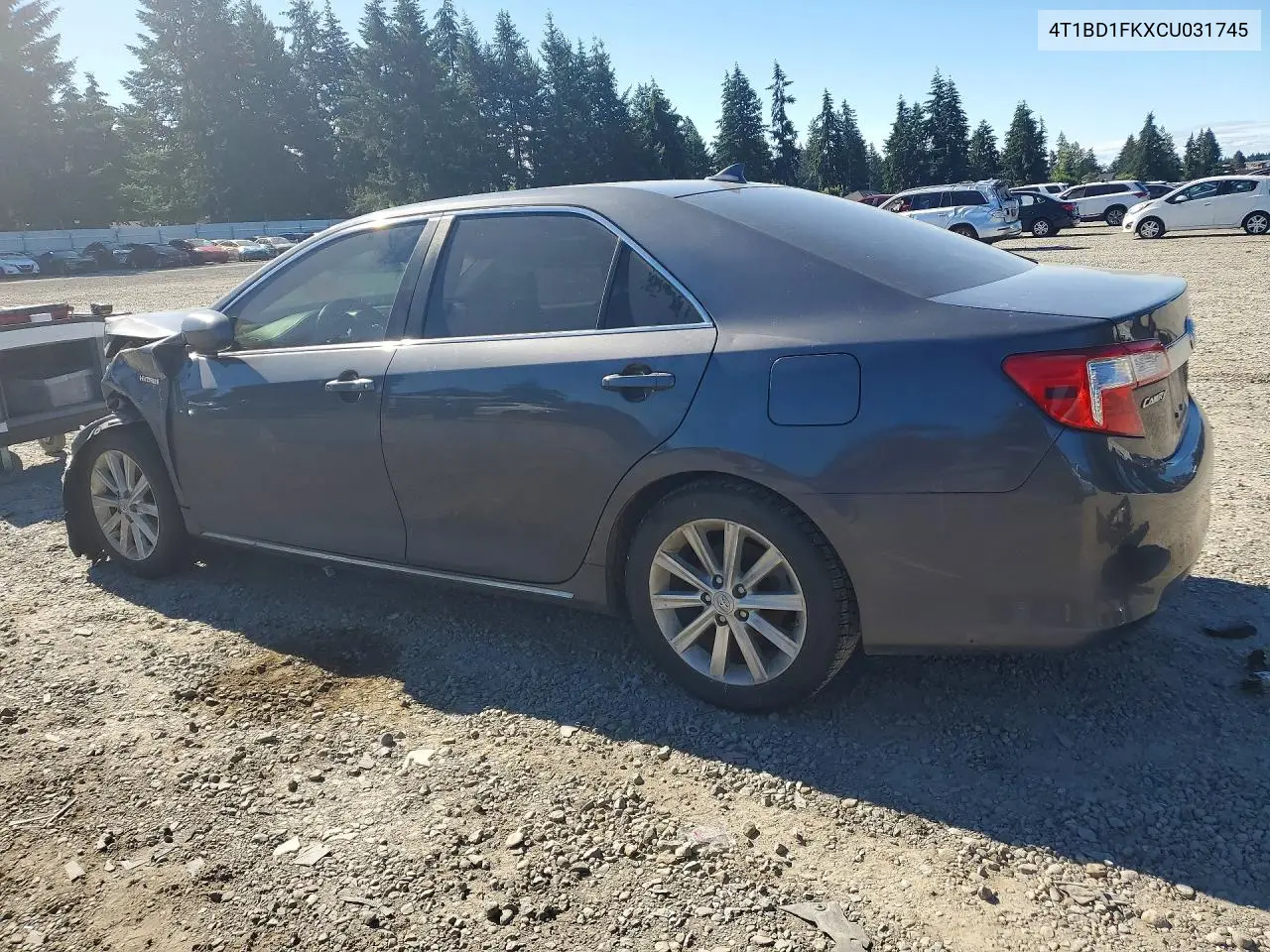 2012 Toyota Camry Hybrid Xle VIN: 4T1BD1FKXCU031745 Lot: 57065816