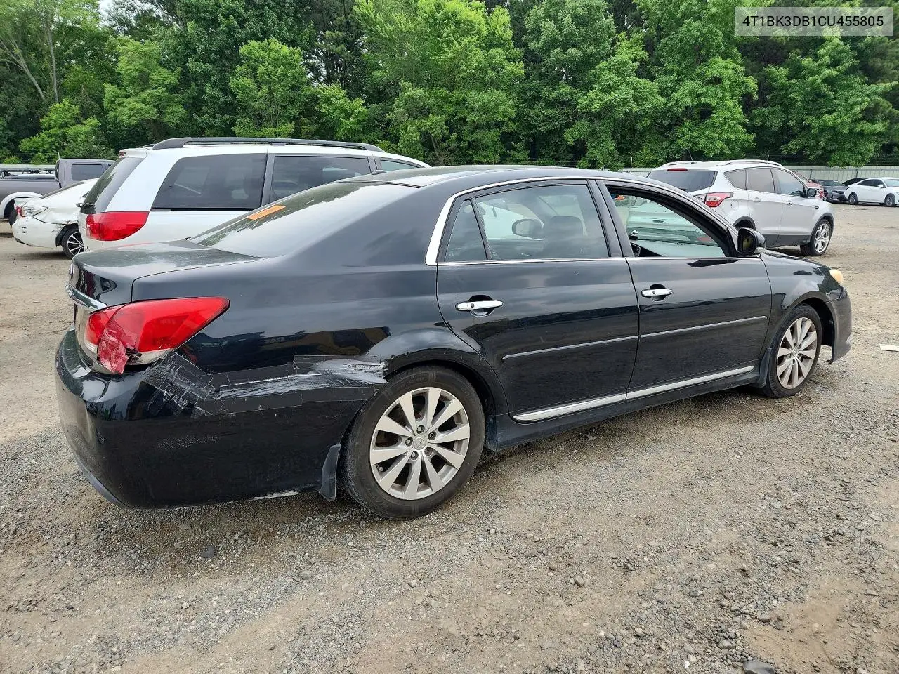 2012 Toyota Avalon Limited VIN: 4T1BK3DB1CU455805 Lot: 57929116