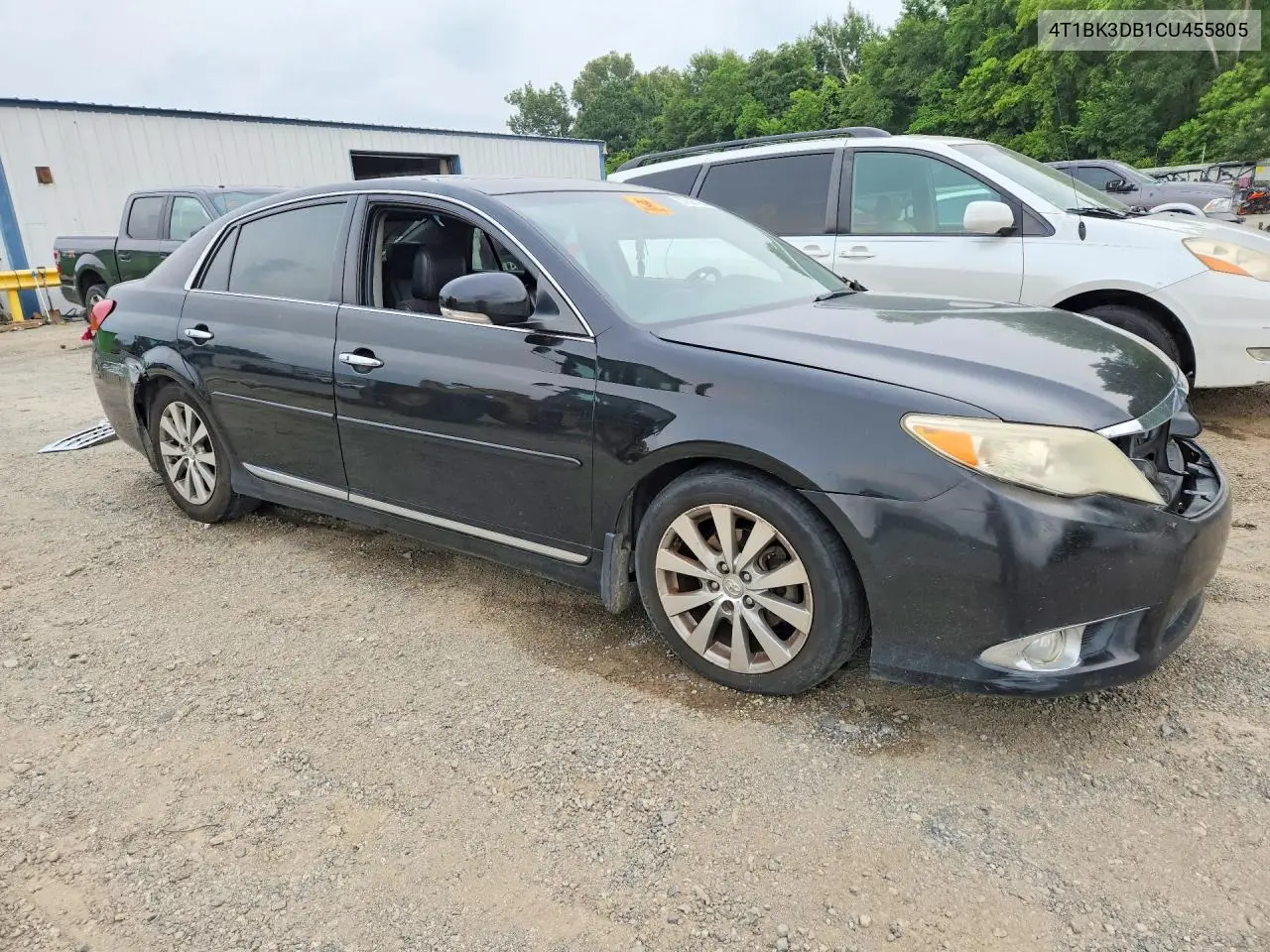 2012 Toyota Avalon Limited VIN: 4T1BK3DB1CU455805 Lot: 57929116