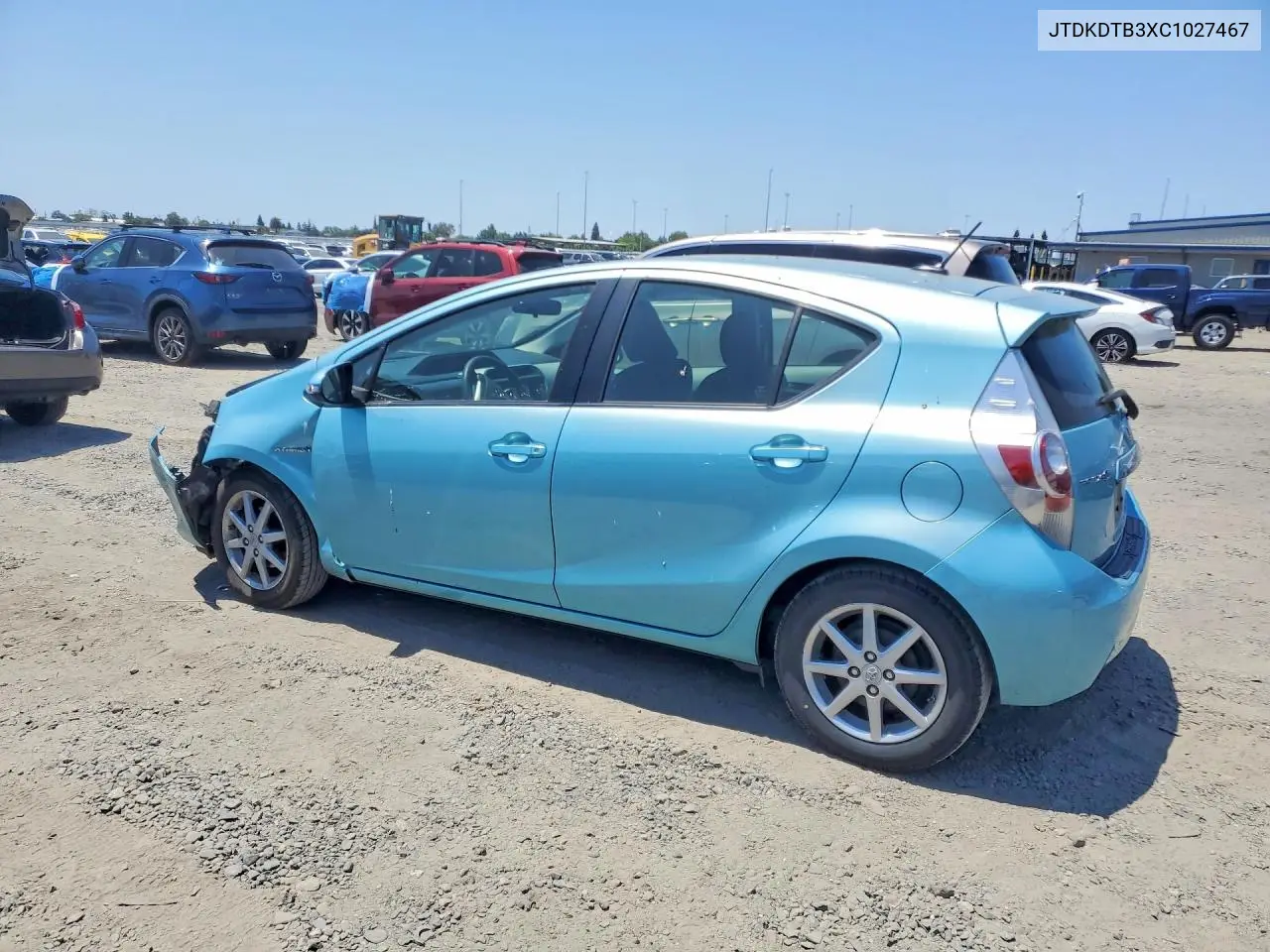 2012 Toyota Prius C Three VIN: JTDKDTB3XC1027467 Lot: 57942436