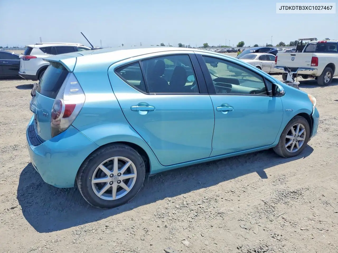 2012 Toyota Prius C Three VIN: JTDKDTB3XC1027467 Lot: 57942436