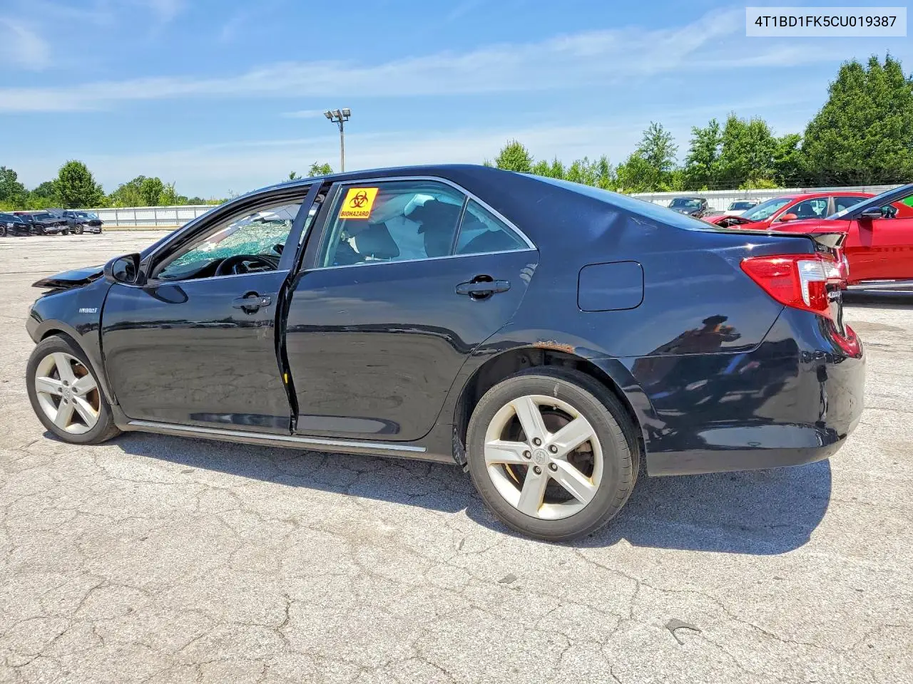 2012 Toyota Camry Hybrid Xle VIN: 4T1BD1FK5CU019387 Lot: 58077926