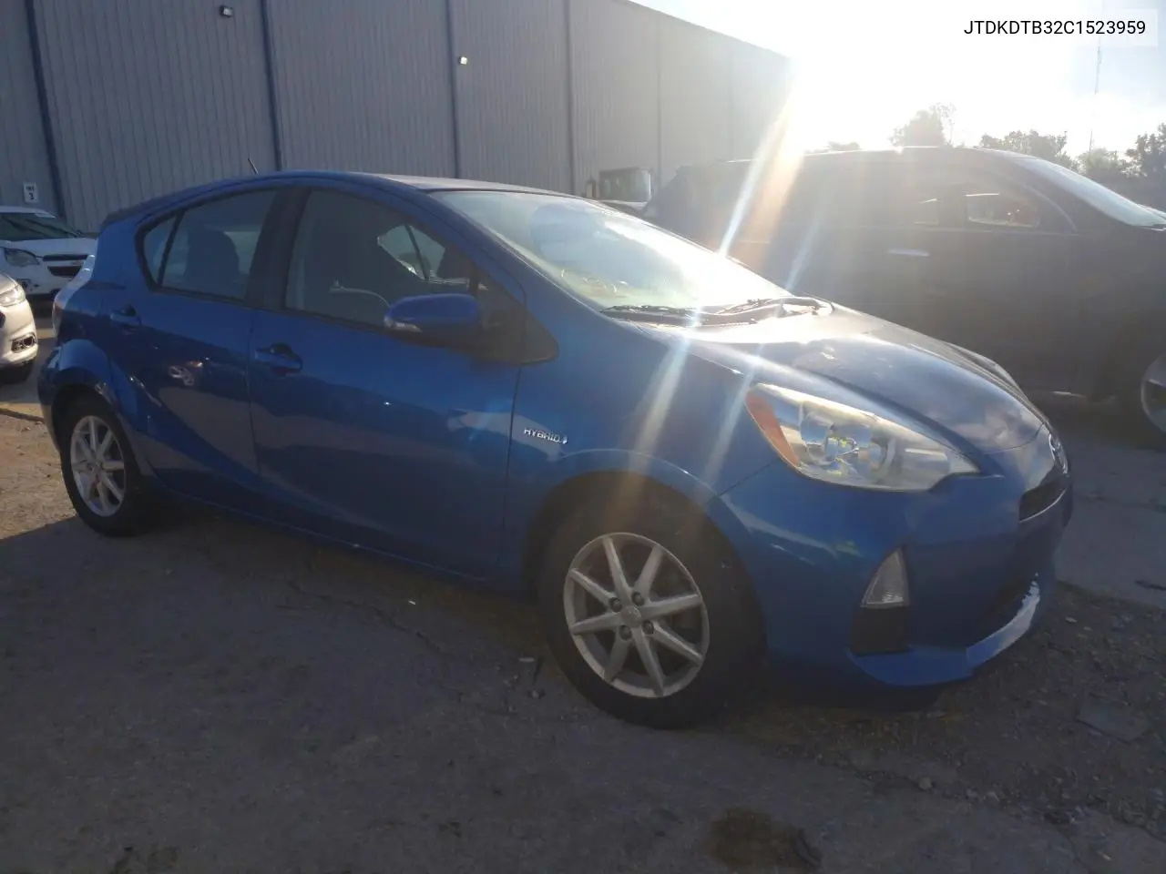 2012 Toyota Prius C Three VIN: JTDKDTB32C1523959 Lot: 58374316