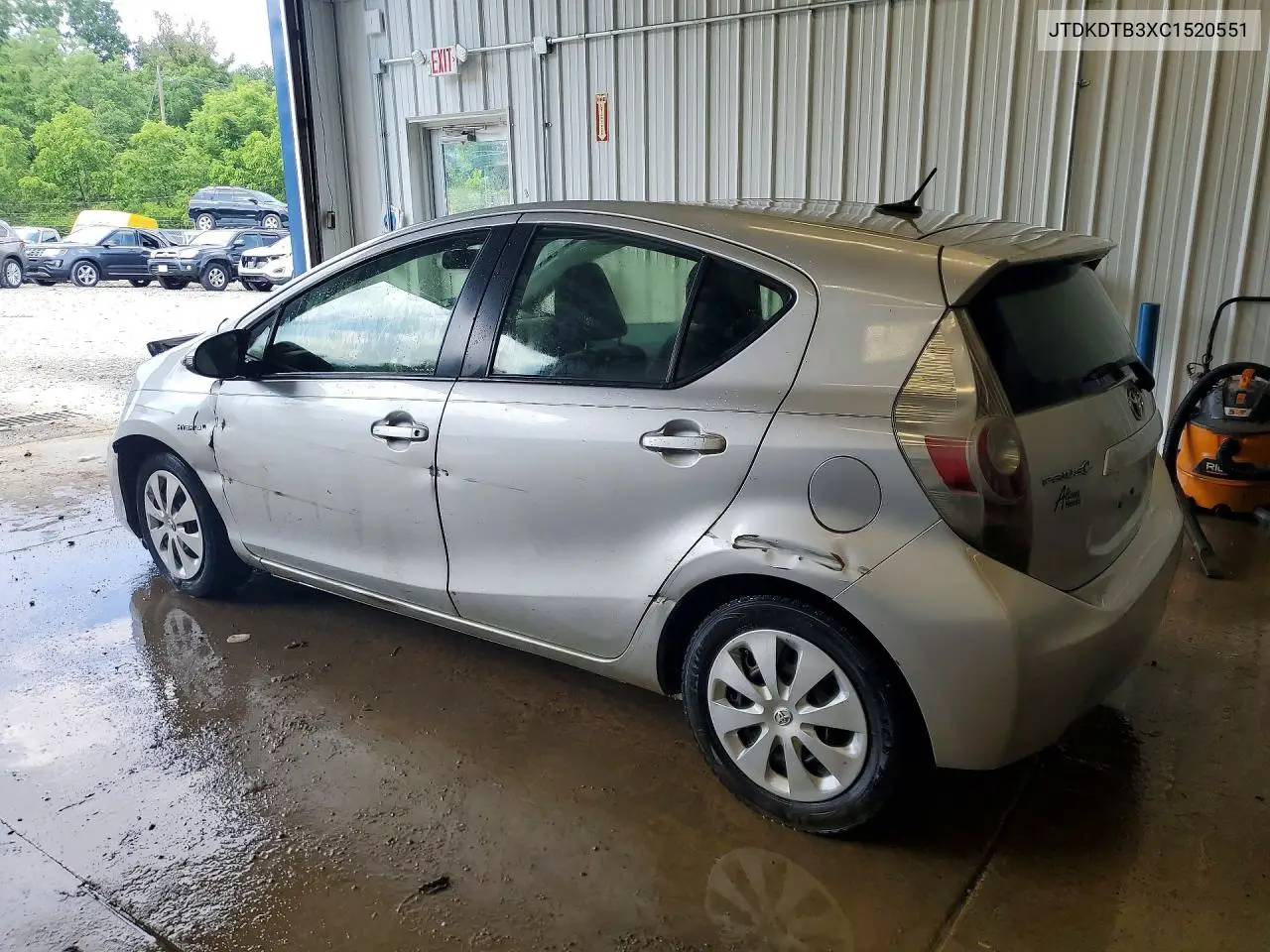 2012 Toyota Prius C Three VIN: JTDKDTB3XC1520551 Lot: 58416226