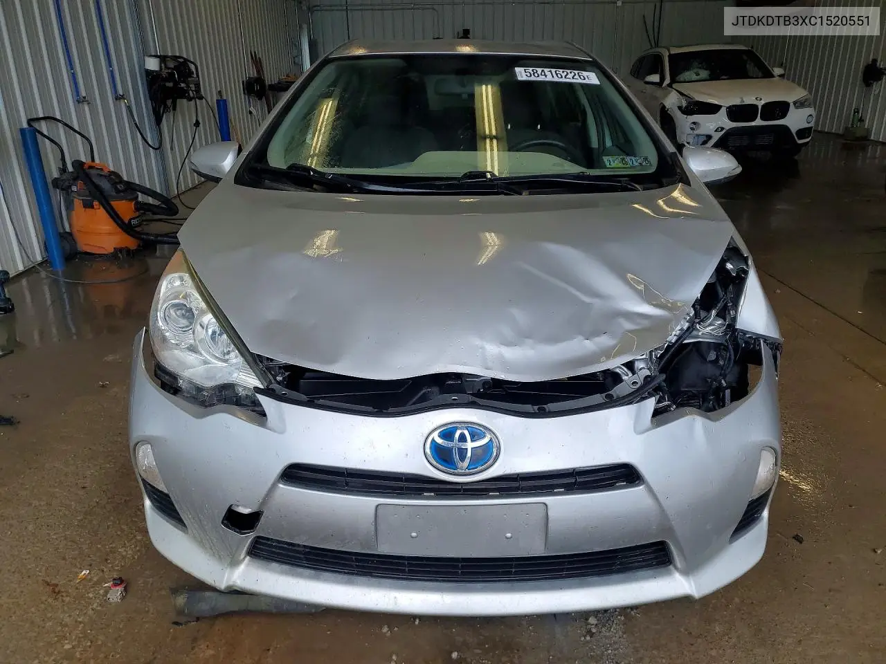 2012 Toyota Prius C Three VIN: JTDKDTB3XC1520551 Lot: 58416226
