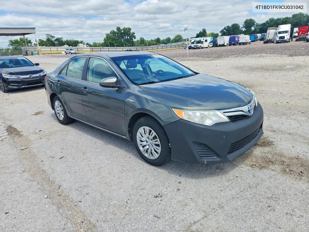 2012 Toyota Camry Hybrid Le VIN: 4T1BD1FK9CU031042 Lot: 58458966
