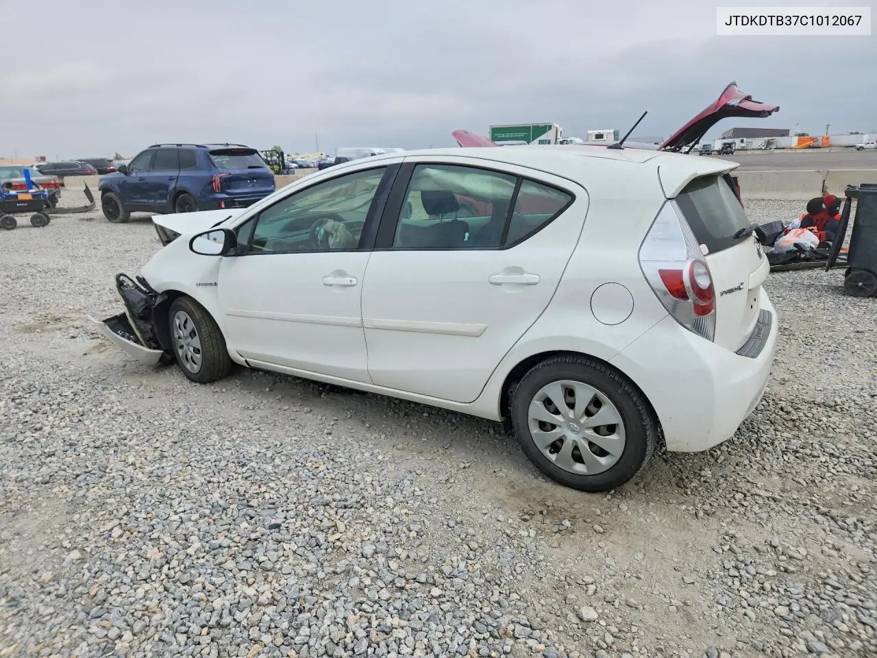 2012 Toyota Prius C Two VIN: JTDKDTB37C1012067 Lot: 58512726