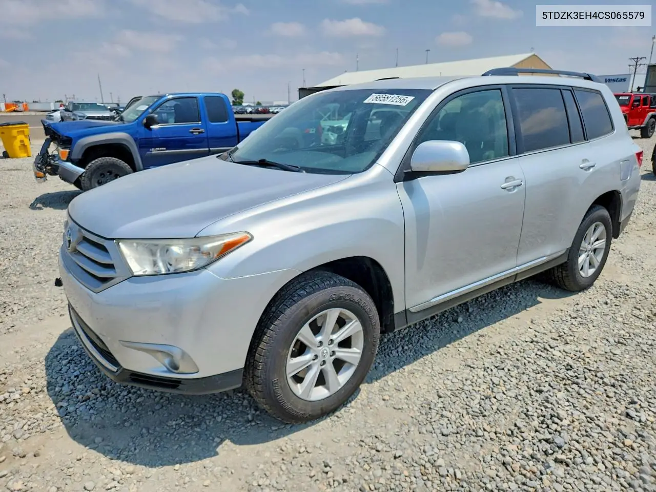 2012 Toyota Highlander Base VIN: 5TDZK3EH4CS065579 Lot: 58581256