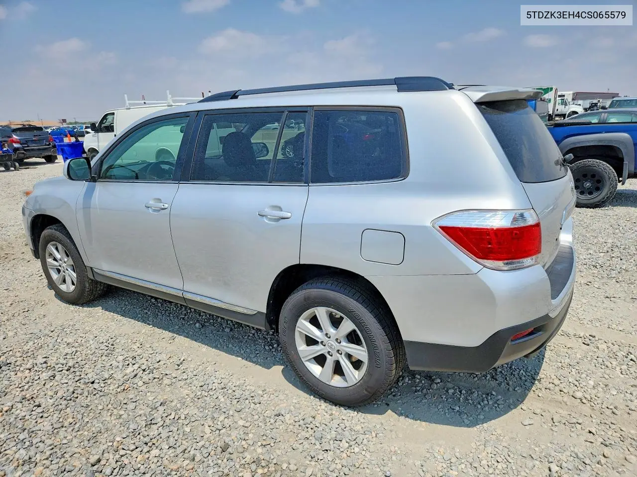 2012 Toyota Highlander Base VIN: 5TDZK3EH4CS065579 Lot: 58581256