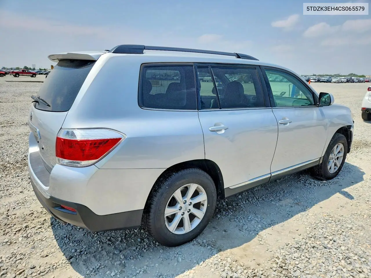 2012 Toyota Highlander Base VIN: 5TDZK3EH4CS065579 Lot: 58581256