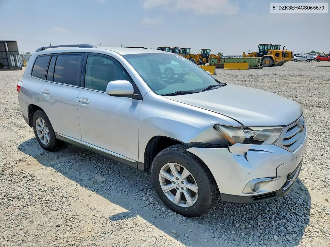 2012 Toyota Highlander Base VIN: 5TDZK3EH4CS065579 Lot: 58581256