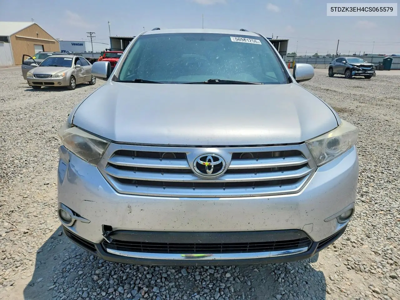 2012 Toyota Highlander Base VIN: 5TDZK3EH4CS065579 Lot: 58581256