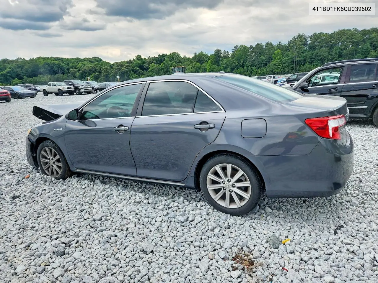 2012 Toyota Camry Hybrid Xle VIN: 4T1BD1FK6CU039602 Lot: 58614726