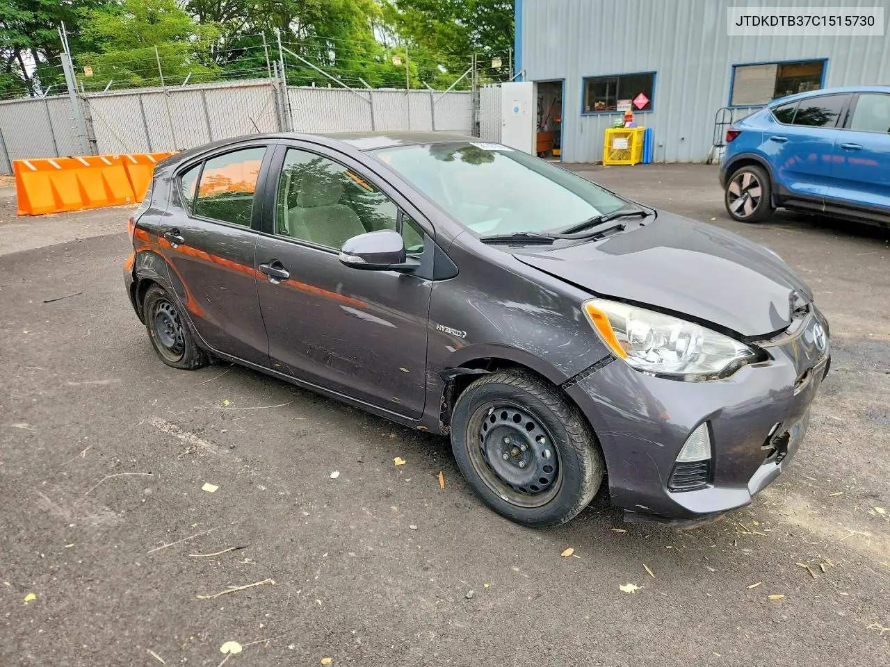 2012 Toyota Prius C Two VIN: JTDKDTB37C1515730 Lot: 58789736