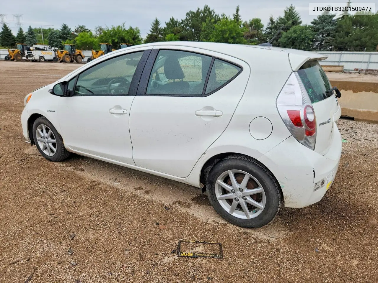 2012 Toyota Prius C Three VIN: JTDKDTB32C1509477 Lot: 58818926