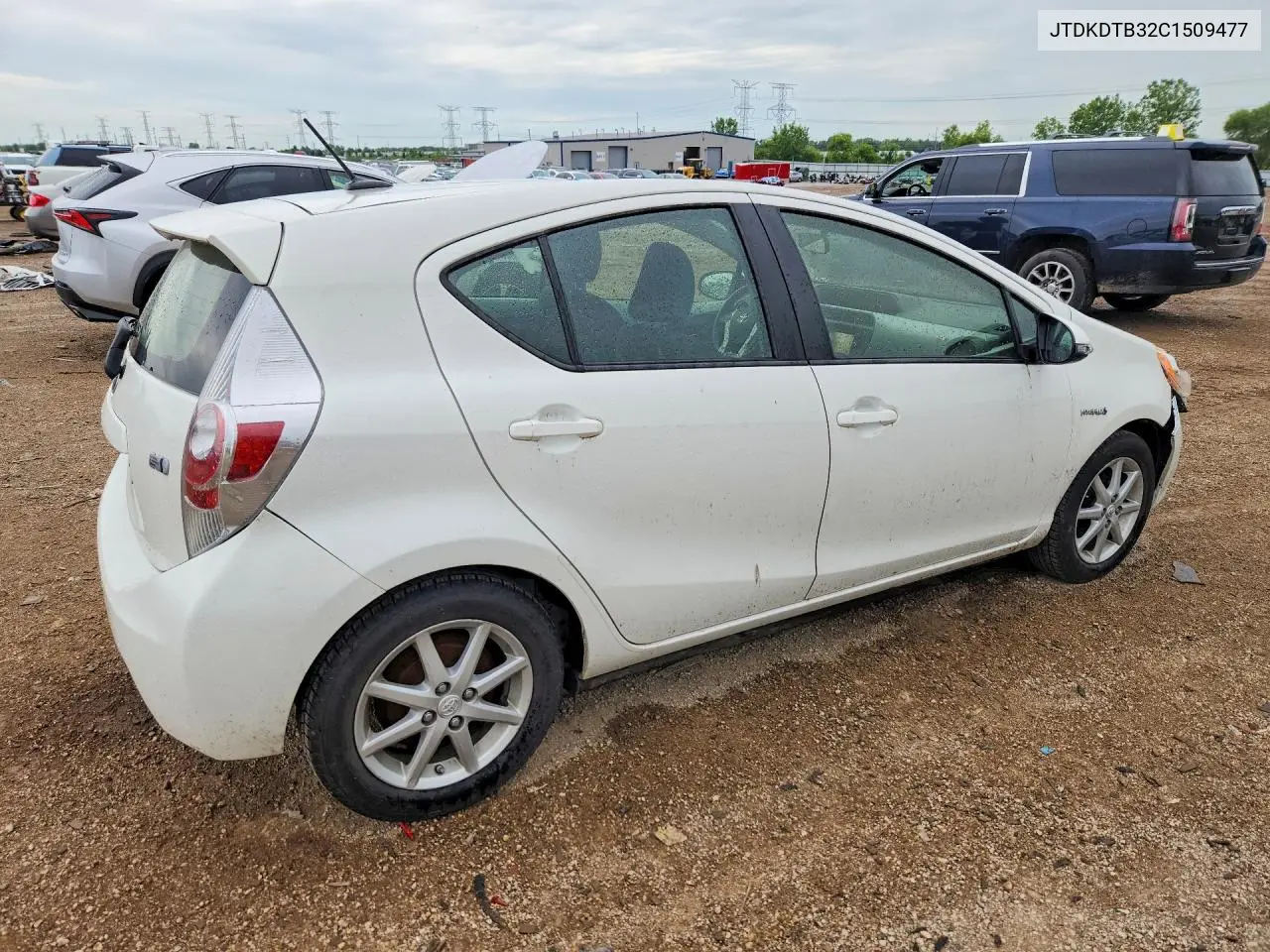 2012 Toyota Prius C Three VIN: JTDKDTB32C1509477 Lot: 58818926