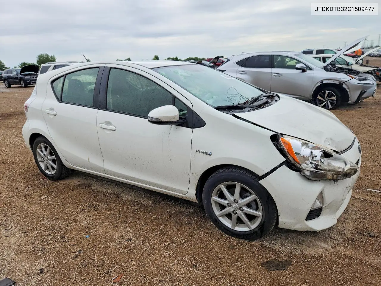 2012 Toyota Prius C Three VIN: JTDKDTB32C1509477 Lot: 58818926