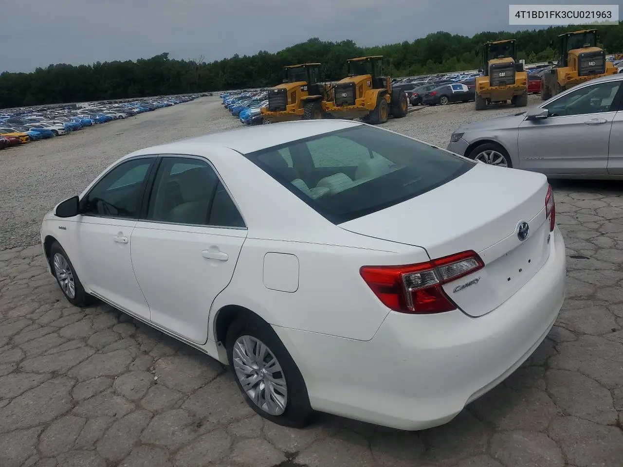 2012 Toyota Camry Hybrid Le VIN: 4T1BD1FK3CU021963 Lot: 58882496