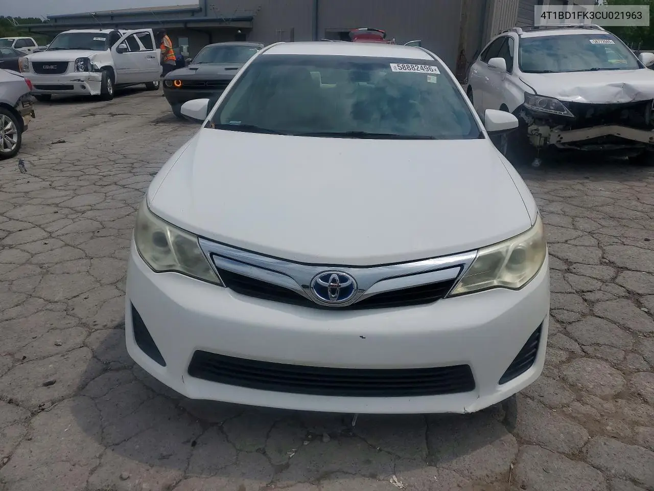 2012 Toyota Camry Hybrid Le VIN: 4T1BD1FK3CU021963 Lot: 58882496
