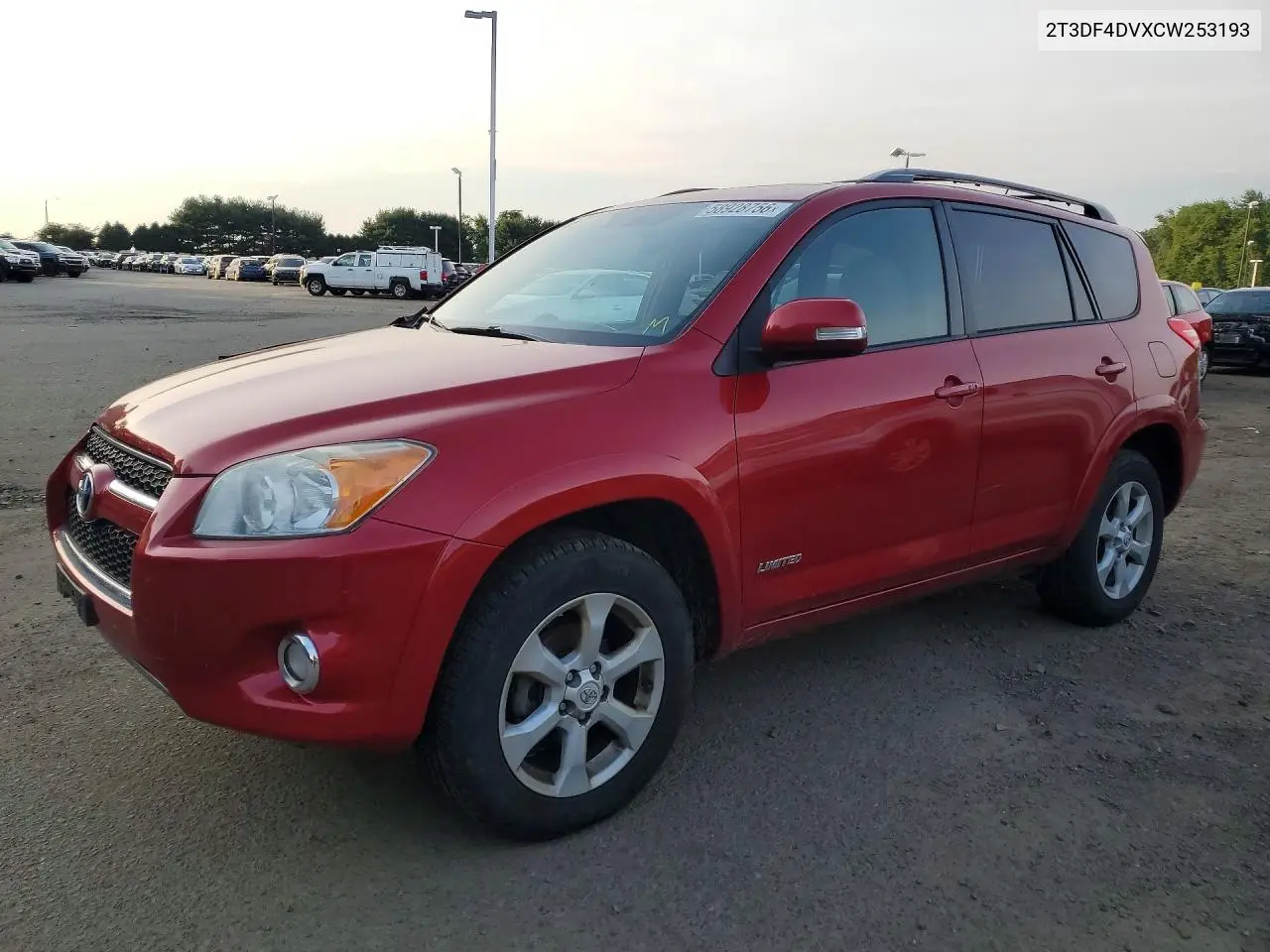 2012 Toyota Rav4 Limited VIN: 2T3DF4DVXCW253193 Lot: 58928756
