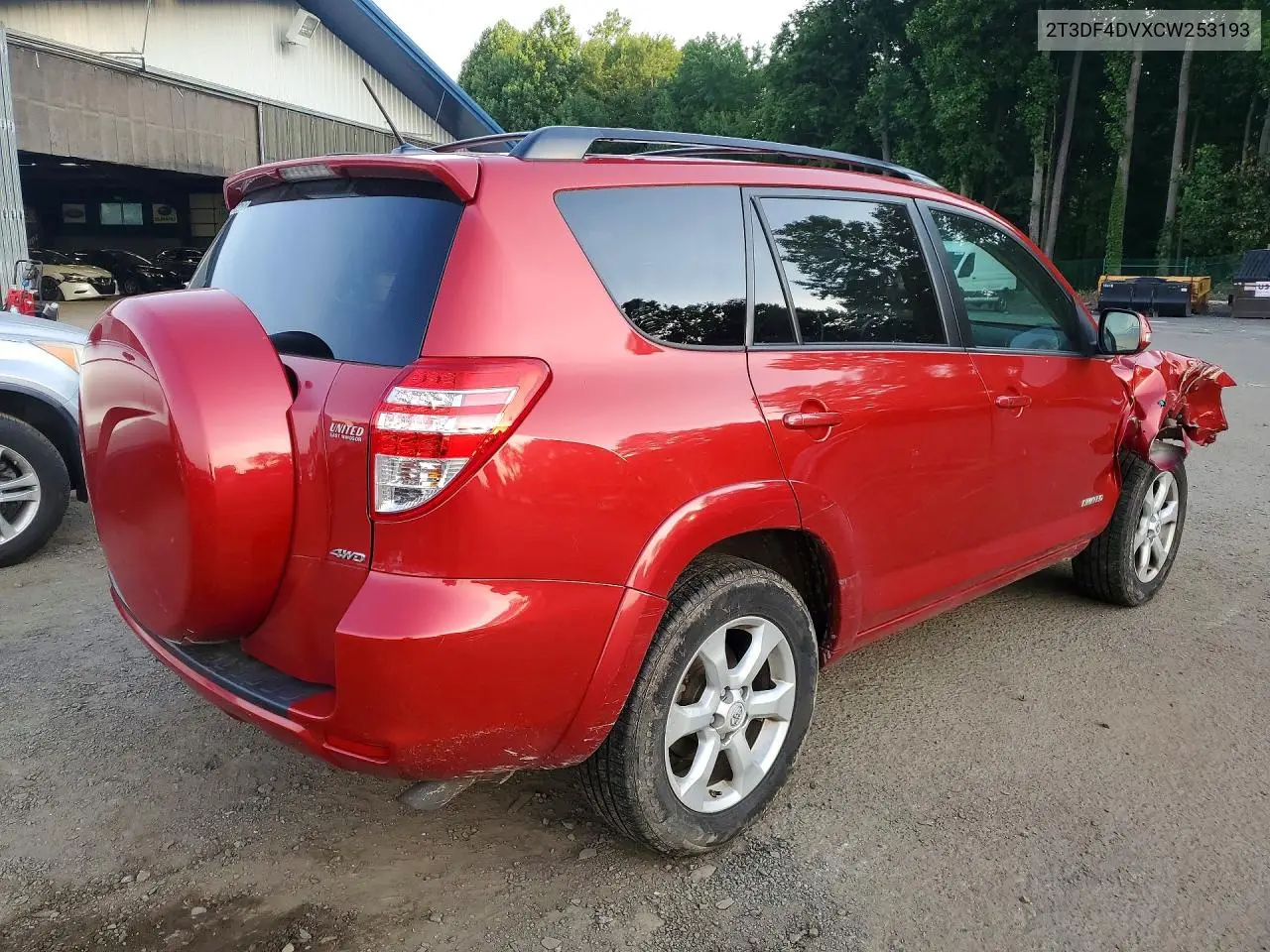 2012 Toyota Rav4 Limited VIN: 2T3DF4DVXCW253193 Lot: 58928756