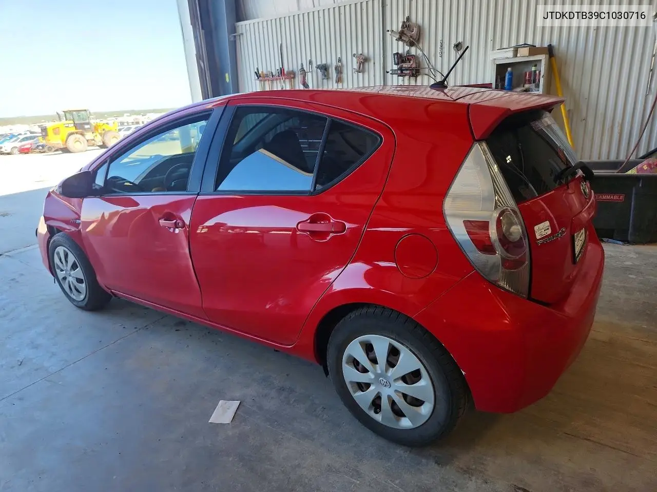 2012 Toyota Prius C Two VIN: JTDKDTB39C1030716 Lot: 59617356
