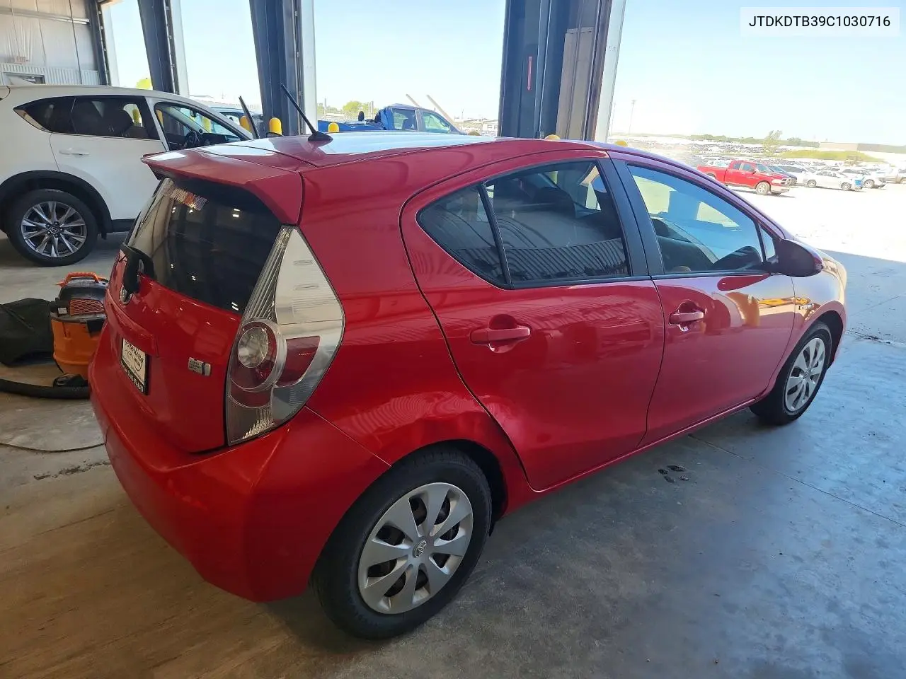 2012 Toyota Prius C Two VIN: JTDKDTB39C1030716 Lot: 59617356