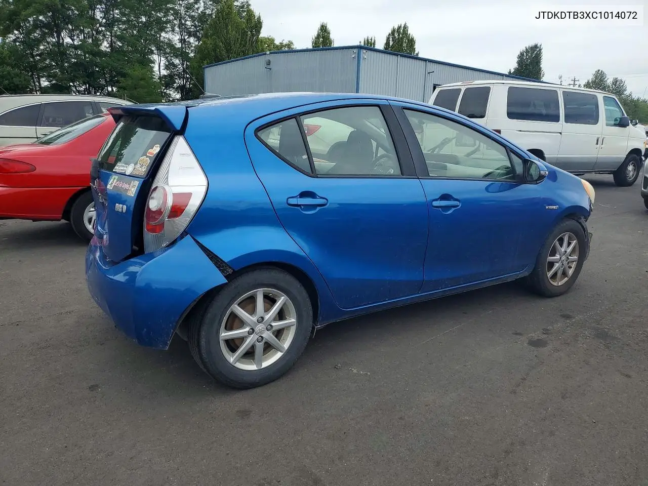 2012 Toyota Prius C Three VIN: JTDKDTB3XC1014072 Lot: 59725086