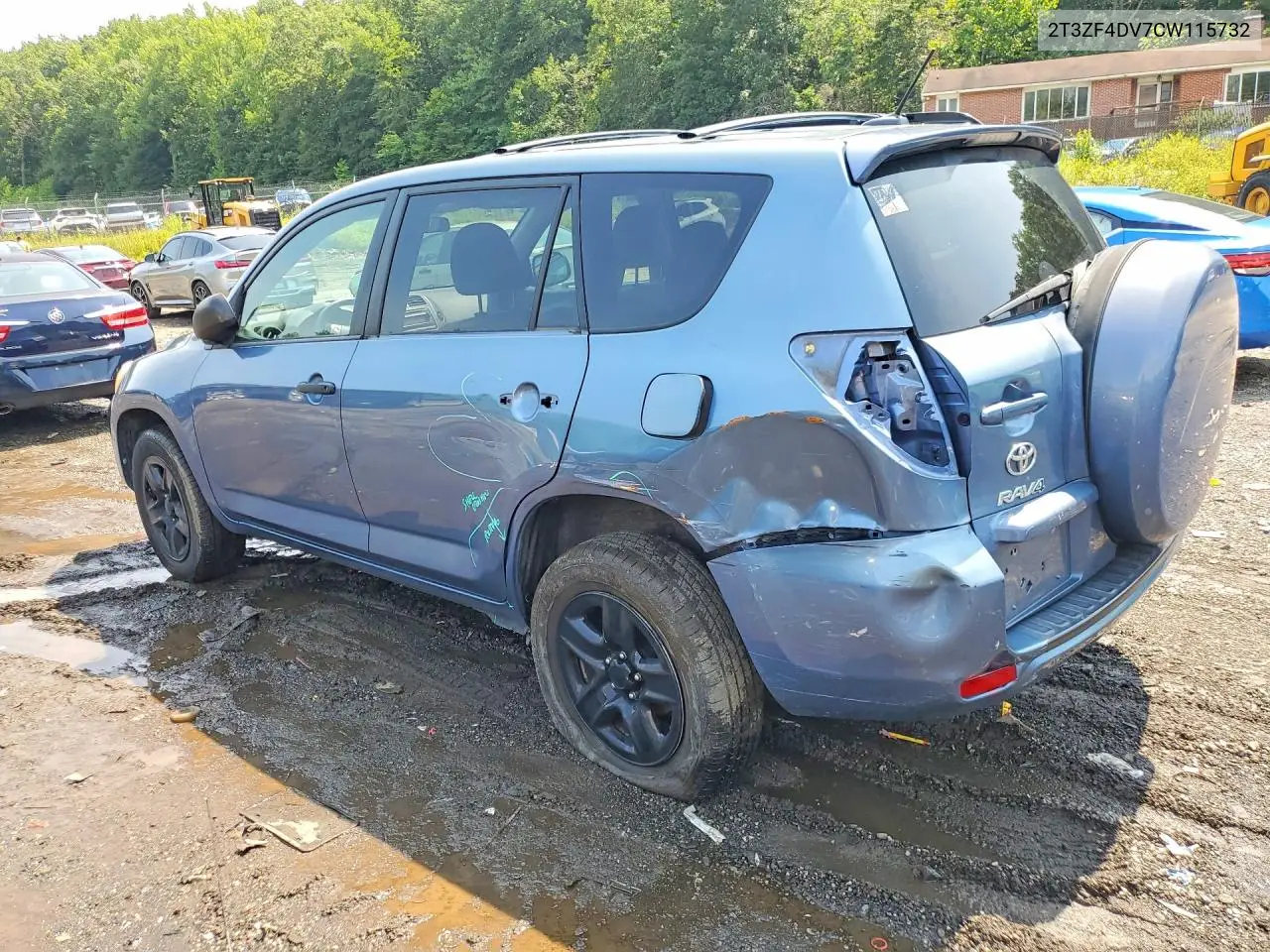 2012 Toyota Rav4 Base VIN: 2T3ZF4DV7CW115732 Lot: 59877786