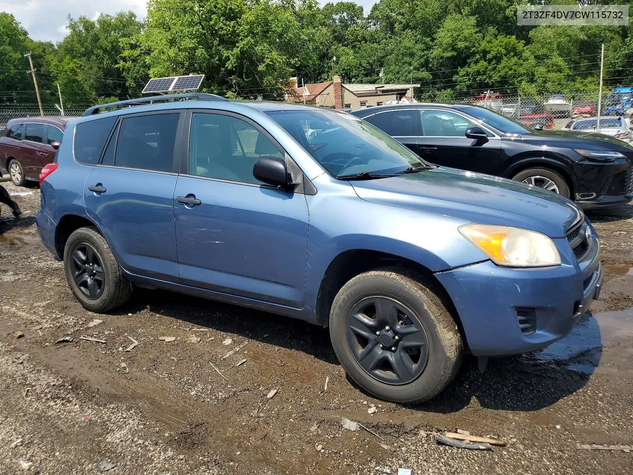 2012 Toyota Rav4 Base VIN: 2T3ZF4DV7CW115732 Lot: 59877786
