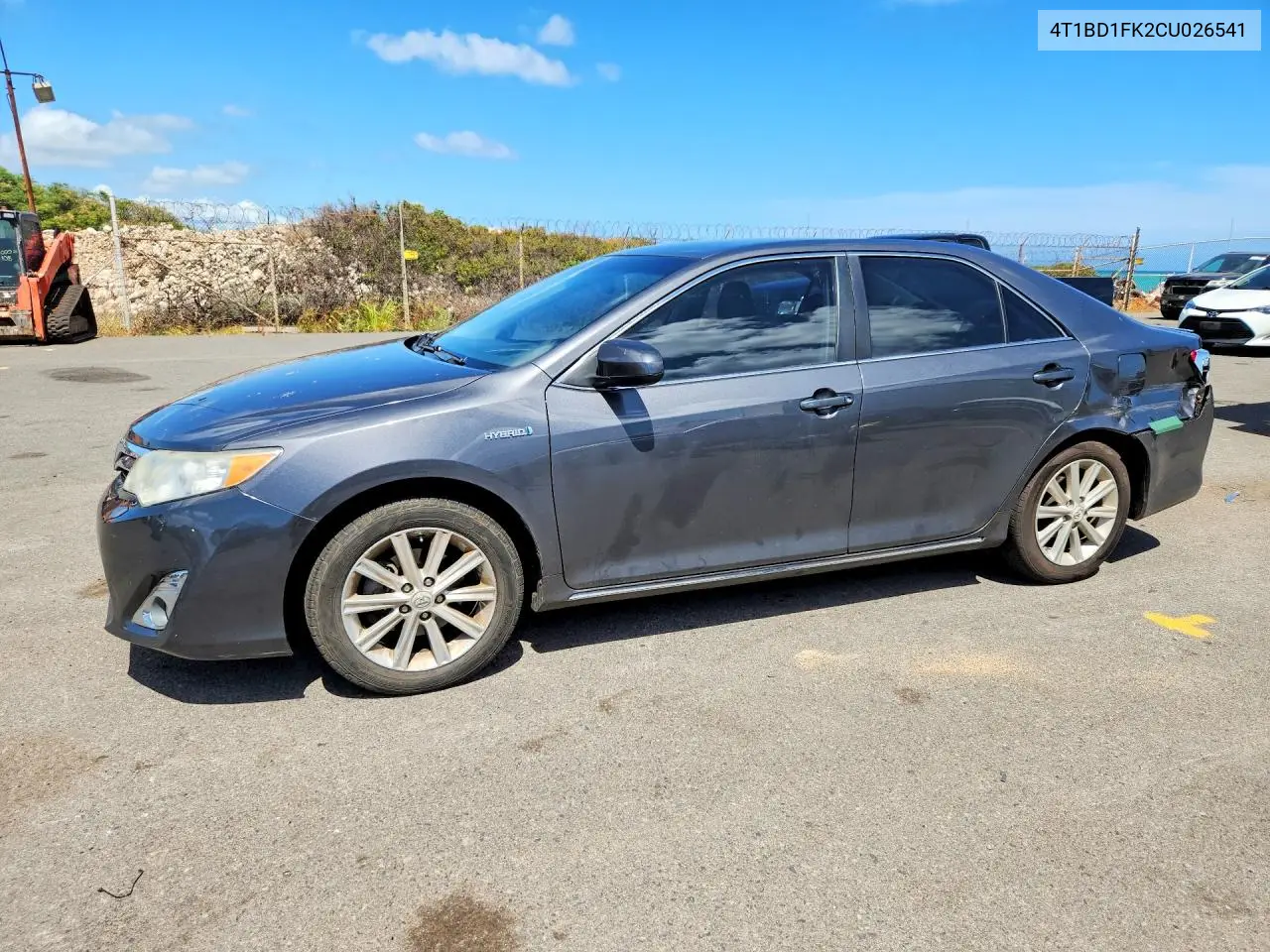 2012 Toyota Camry Hybrid Xle VIN: 4T1BD1FK2CU026541 Lot: 59917386