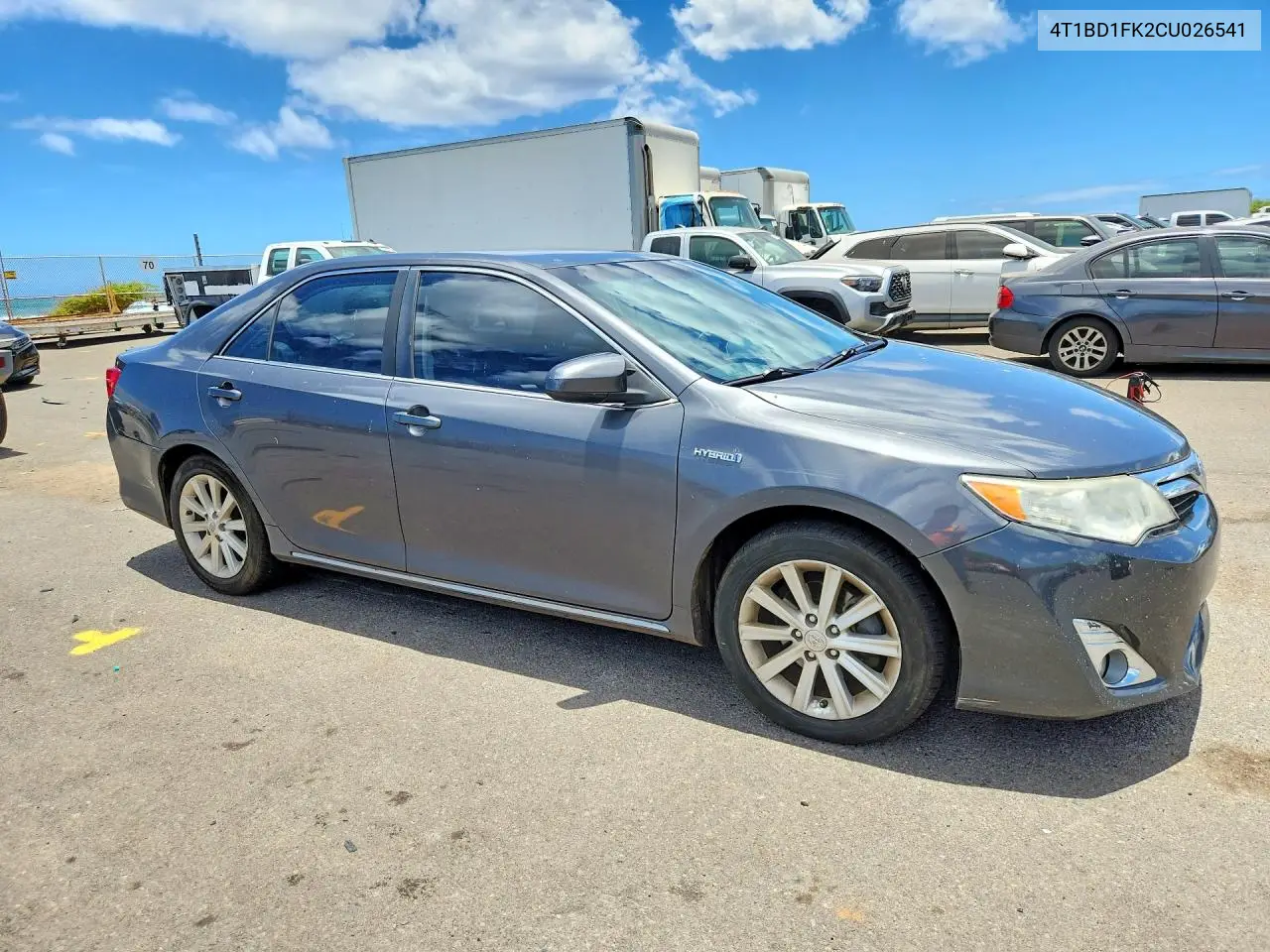 2012 Toyota Camry Hybrid Xle VIN: 4T1BD1FK2CU026541 Lot: 59917386