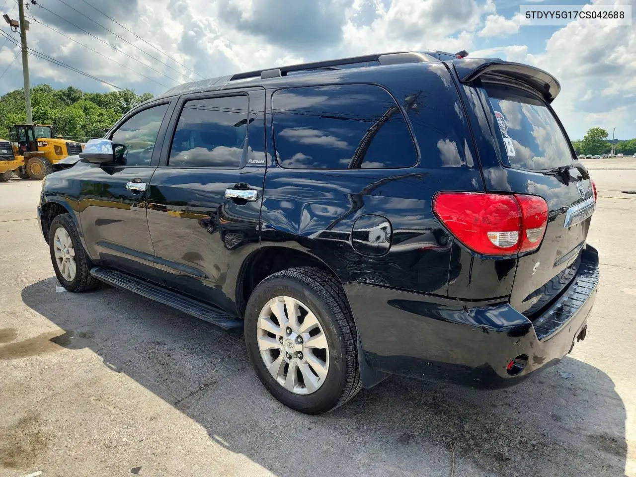 2012 Toyota Sequoia Platinum VIN: 5TDYY5G17CS042688 Lot: 60078736