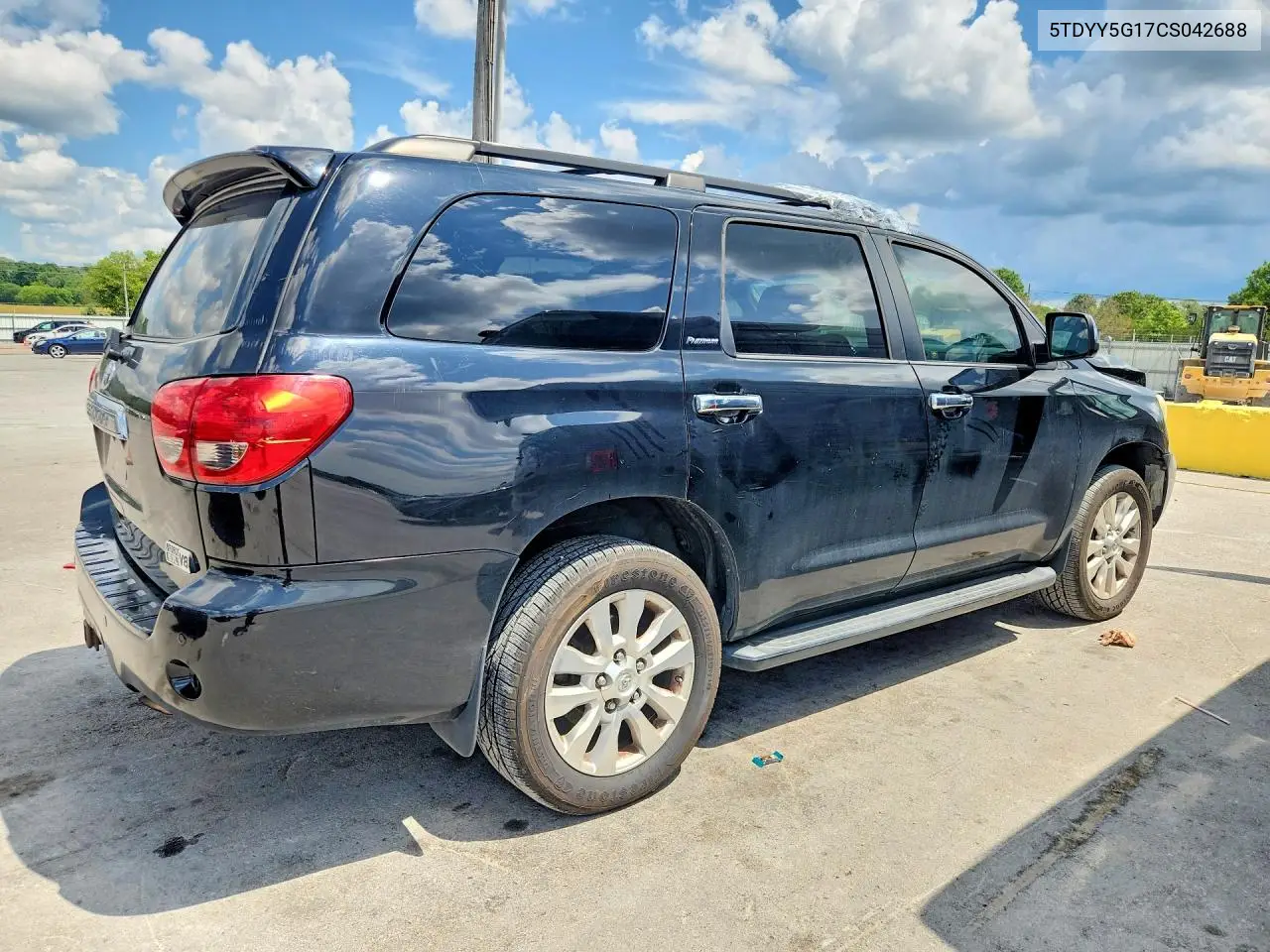 2012 Toyota Sequoia Platinum VIN: 5TDYY5G17CS042688 Lot: 60078736