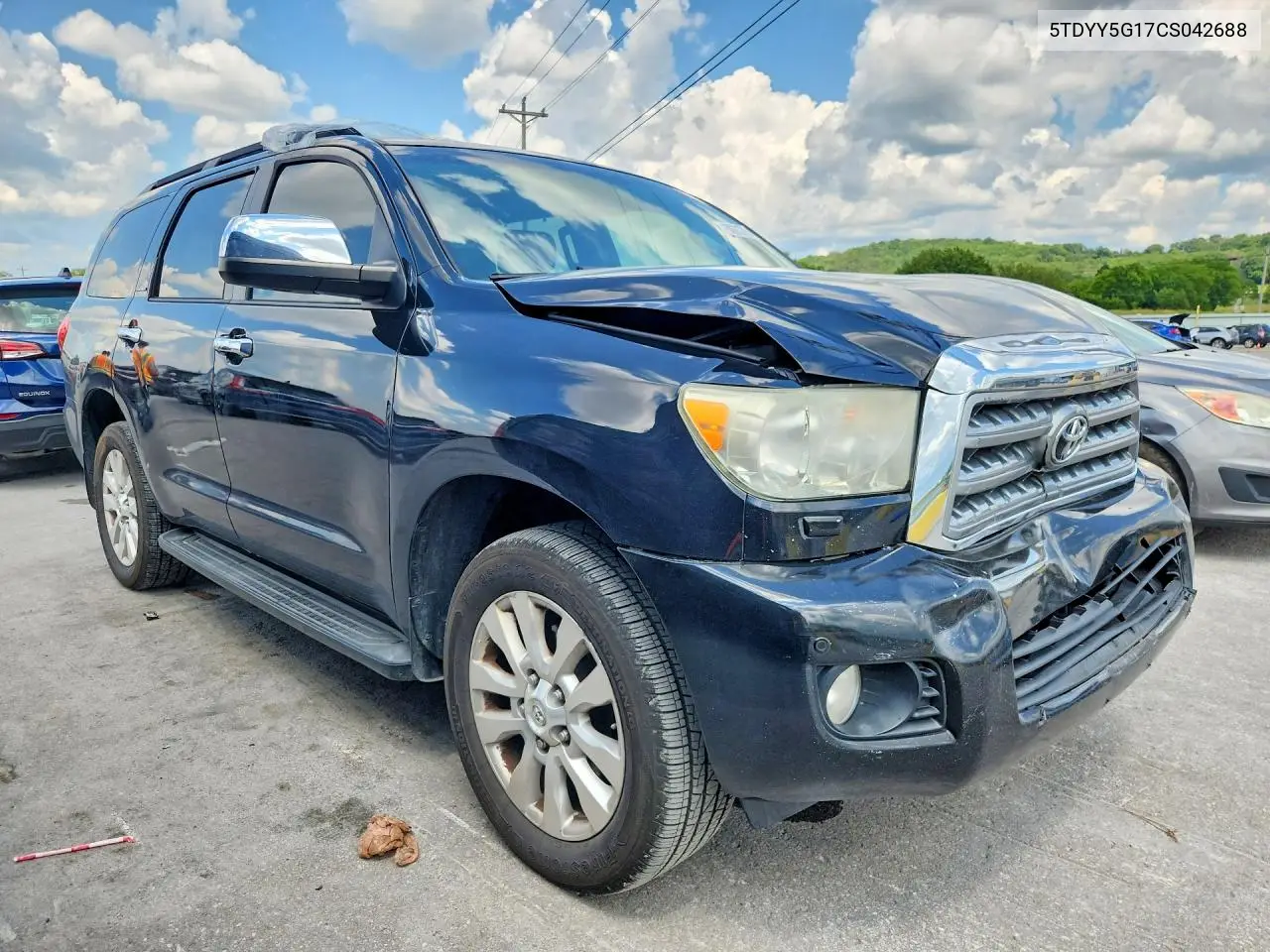 2012 Toyota Sequoia Platinum VIN: 5TDYY5G17CS042688 Lot: 60078736