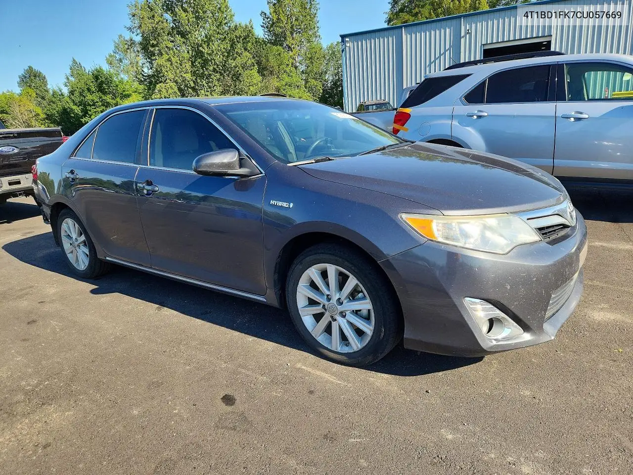 2012 Toyota Camry Hybrid Xle VIN: 4T1BD1FK7CU057669 Lot: 60591276