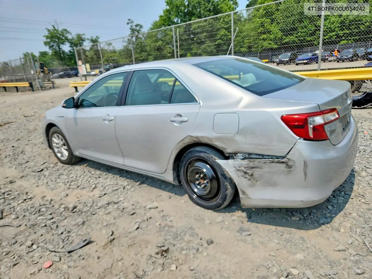 2012 Toyota Camry Hybrid Le VIN: 4T1BD1FK0CU054242 Lot: 61070396