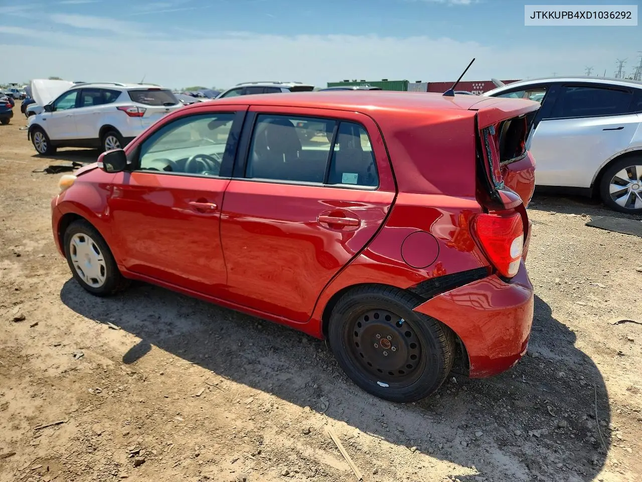 2013 Scion Xd Base VIN: JTKKUPB4XD1036292 Lot: 54850586