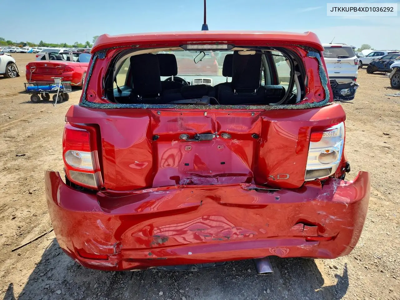 2013 Scion Xd Base VIN: JTKKUPB4XD1036292 Lot: 54850586