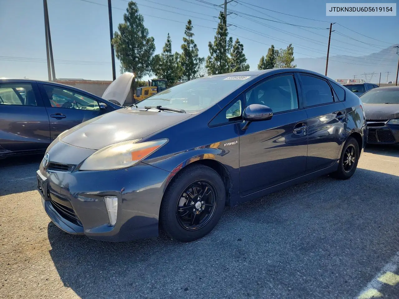 2013 Toyota Prius Three VIN: JTDKN3DU6D5619154 Lot: 55994906