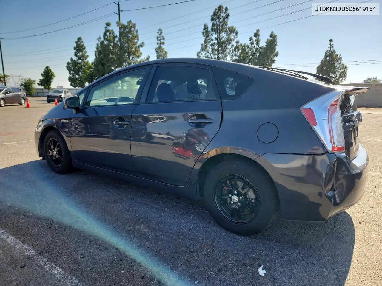 2013 Toyota Prius Three VIN: JTDKN3DU6D5619154 Lot: 55994906